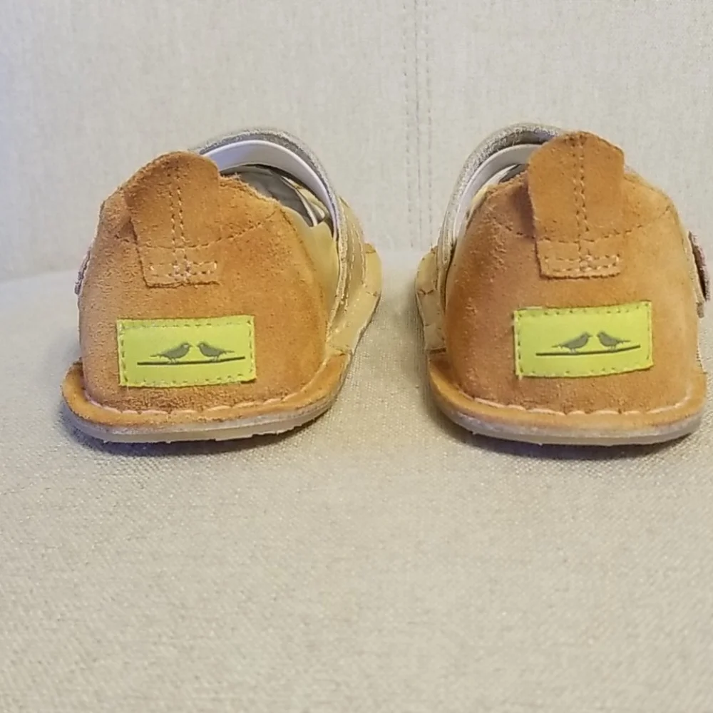 Pipit Toddler Jill Suede Shoes in Russet/Lt Caramel